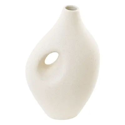 Flower Vase KOMOTINI Ceramic cm Off-White