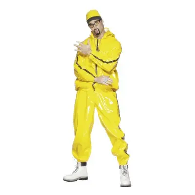 Smiffy's Rapper Costume, Medium - rapper costume fancy dress mens ali g suit outfit gangster yel