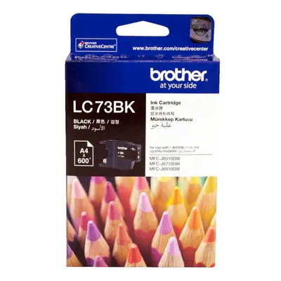 GENUINE Original Brother LC73BK LC-73 BLACK Ink Cartridge Toner High Yield