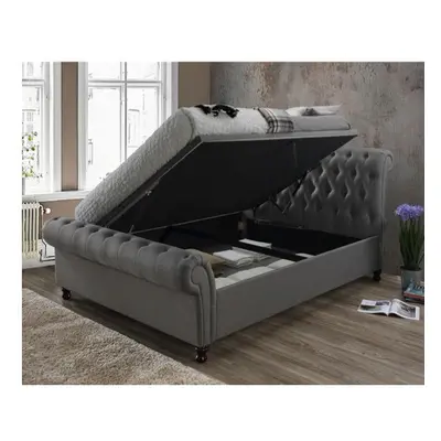 Charlton Double Side Lift Ottoman - Grey