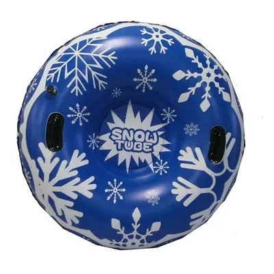 Giant Inflatable Snow Flakes Circle Ski Ring with Two Handles