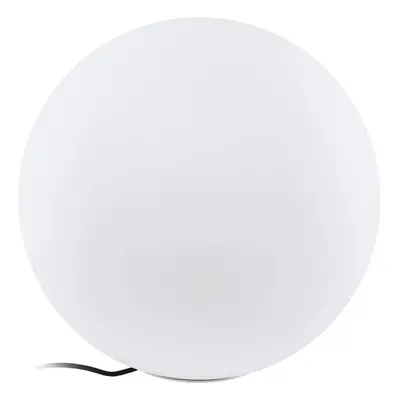 IP65 Outdoor Garden Ball Light White Plastic x 40W E27 Bulb 500mm Globe