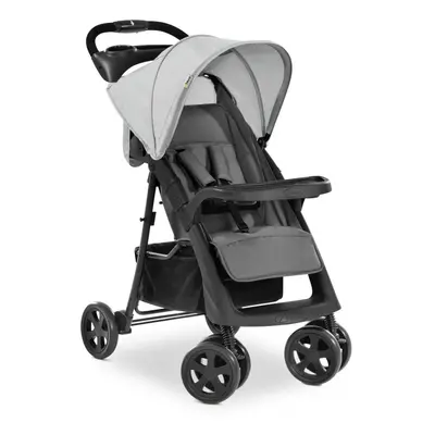 Hauck Shopper Neo Pushchair, Grey - Lightweight Travel Stroller (only 7.9kg), Compact & One Hand