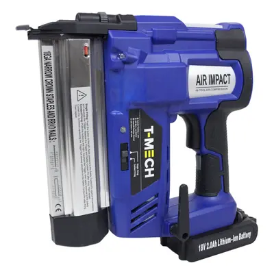 Electric Nail and Staple Gun in Cordless Tacker Extra Battery Heavy Duty