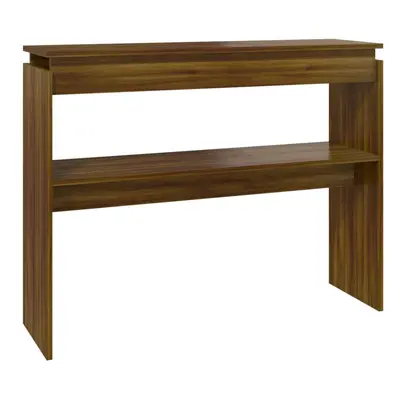 (brown oak) vidaXL Console Table Engineered Wood Living Room Side Hall Table Multi Colours