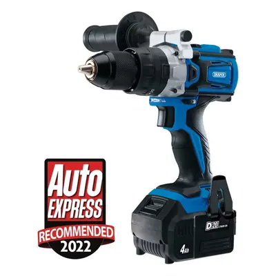 D20 20V Brushless Combi Drill, x 4.0Ah Battery, x Fast Charger