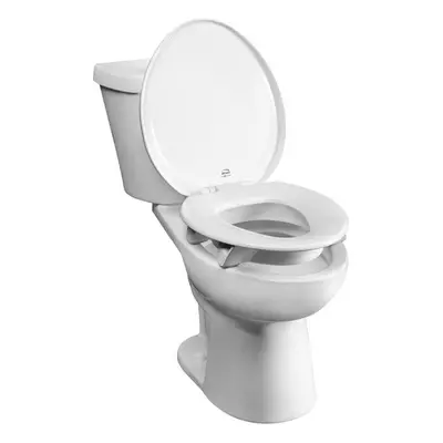 Bemis Independence Elongated Plastic Toilet Seat, White - Pack of