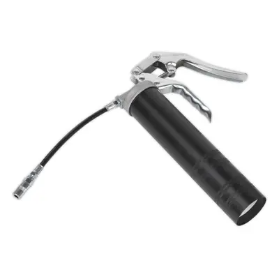 Pistol Style Screw-Type Grease Gun - Vacuum Suction - Flexible Extension Tube