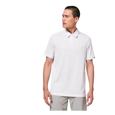 (2XL, White) Oakley Mens Aero Ellipse 2.0 Wicking UV Protection Golf Polo Shirt