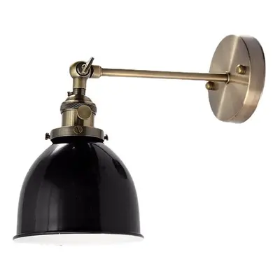 (Black) Modern Vintage Sconce Edison Wall Light Bulb Lamp shape Cafe Bar Coffee