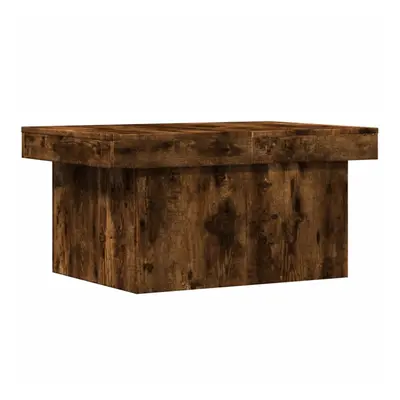 vidaXL Coffee Table Hallway End Table Side Table Smoked Oak Engineered Wood