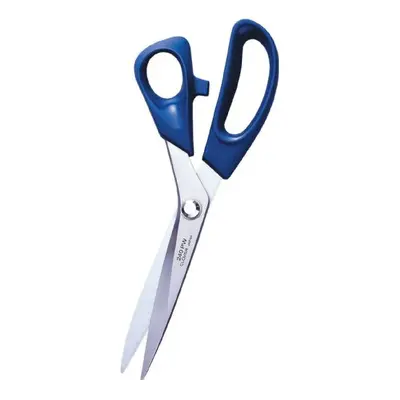 Patchwork Scissors: Large, Steel, Silver/Blue