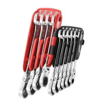 Facom 467BF.JP10PB 467BF.JP10PB Ratchet Combination Flexi Wrench Set of Metric 8-19mm