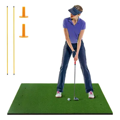 5X3 FT Golf Hitting Mat Standard Real Feel Golf Practice Mat Artificial Turf Mat