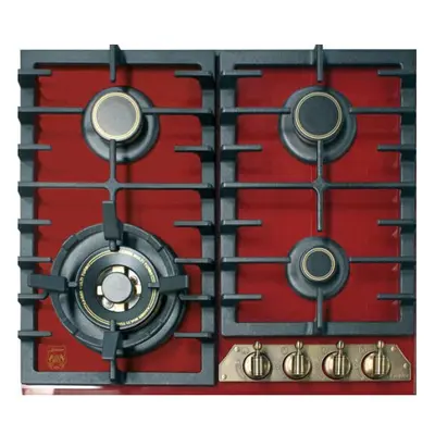 Kaiser Empire Burner 58cm Turbo Gas Hob - Bordeaux Red