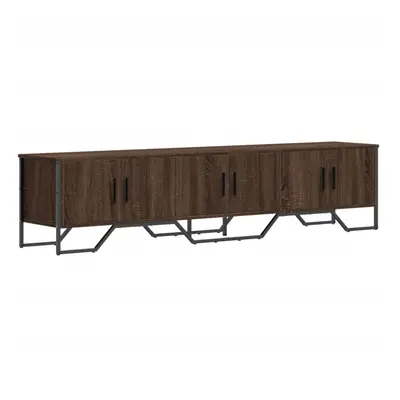 (brown oak) vidaXL TV Cabinet TV Stand TV Unit Entertainment Centre Black Engineered Wood