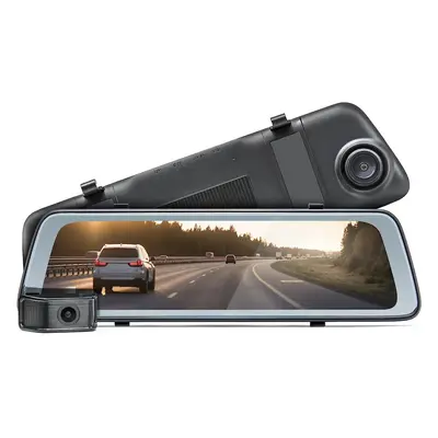 Road Angel Halo View, 2K p Dual Mirror Dash-Camera, p Reversing Cam 10" Screen Dual Video Record