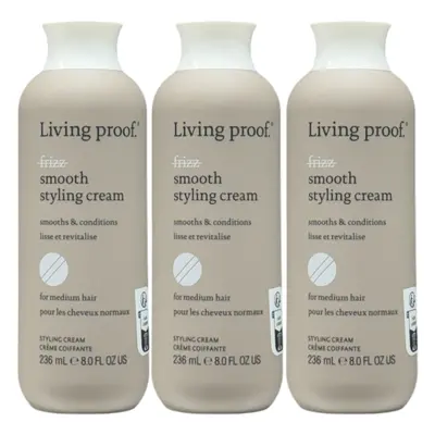 Living Proof No Frizz Smooth Styling Cream Oz (Pack of 3)