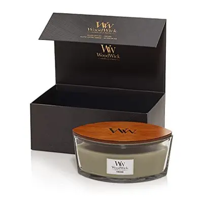 WoodWick Scented Candles Gift Set | Fireside Ellipse Scented Candle with Crackling Wick | Up to 