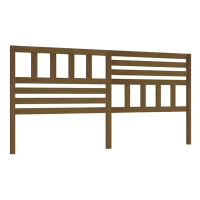 (honey brown, x x cm) vidaXL Bed Headboard Bedroom Bed Header Decorative Headboard Solid Wood Pi