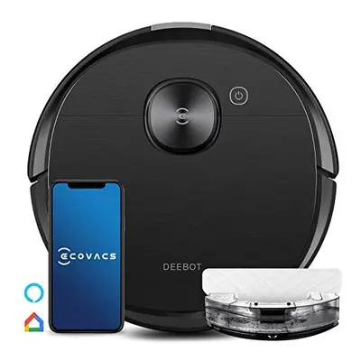 Ecovacs DEEBOT OZMO T8 AIVI Robot Vacuum Cleaner with Mop (Smart AIVI Object Recognition, Advanc