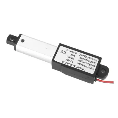 (9.5mm/s) 9.5-15-30mm/s DC 12V 30mm Stroke Mini Electric Linear Actuator Motor Aluminum Alloy Li