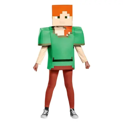 (M (7-8)) Alex Minecraft Costume for Girls