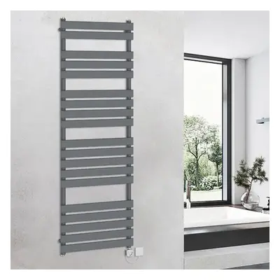 (1800x600mm, Sand Grey) WarmeHaus Thermostatic Heated Towel Rail Prefilled Electric Heated Towel