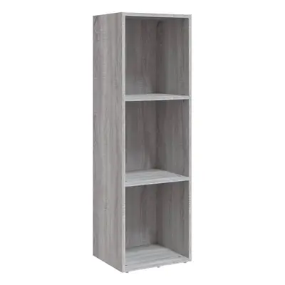 (grey sonoma) vidaXL Book Cabinet/TV Cabinet Engineered Wood Highboard Cupboard Bookshelf