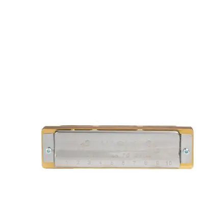 Blues Harmonica Mouth Organ Hole C Key Brass Reeds Diatonic Sandalwood Harmonica Solo Performanc