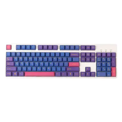 128 Keys Fleur-de-lis PBT Keycap Set Cherry Profile Sublimation Custom Keycaps for Mechanical Ke