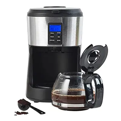 Salter EK4368 Bean to Jug Coffee Machine ? Electric Coffee Grinder, 750ml Filter Coffee Maker wi