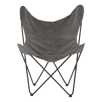 Premier Housewares Butterfly Chair, Papillon Outdoor, Lounge - Black