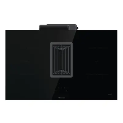 Hisense HAS949BSC 83cm Venting Induction Hob - Black - For External / Recirculation Ventilation