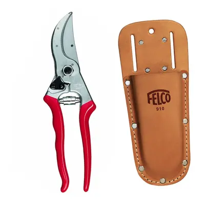 Genuine Felco Model secateurs and holster bundle - pruners with leather pouch