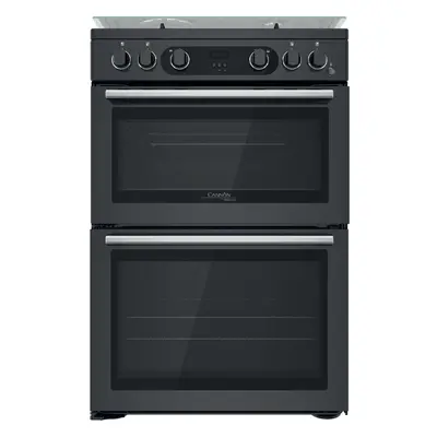 Cannon by Hotpoint CD67G0C2CA/UK Gas Cooker - Black