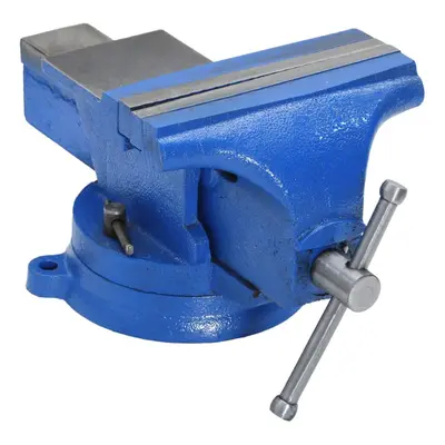 (200 mm) vidaXL Bench Vise Metalworking Workbench Vise Table Top Vise Blue Cast Iron