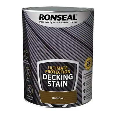 Ronseal Ultimate Protection Decking Stain Dark Oak litre