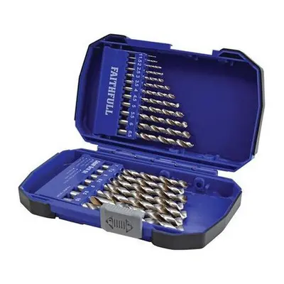 Faithfull FAIMSET19COB Cobalt HSS Drill Set M35 1-10mm Piece