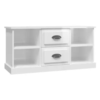 (high gloss white) vidaXL TV Cabinet TV Stand TV Unit Media Cabinet Sideboard Engineered Wood