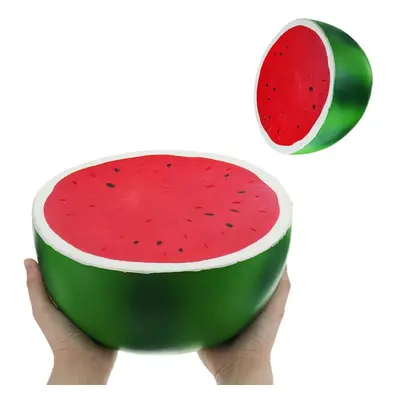 Giant Watermelon Squishy 9.84in 25*24*14CM Huge Fruit Slow Rising Soft Toy With Packaging Random