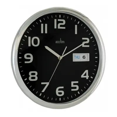 Acctim Wall Clock, Black, 32cm