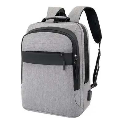 (Light Grey) 20L Backpack Travel Waterproof Inch Laptop Bag Teenager School Bag Shoulder Bag