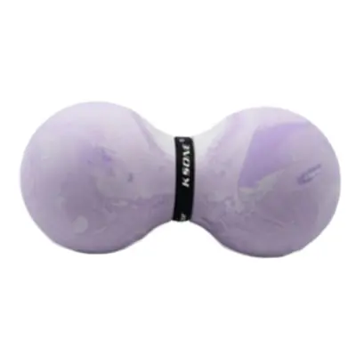 (Purple) Double Lacrosse Ball Peanut Massage For Thoracic Spine Upper Back Neck Scapula