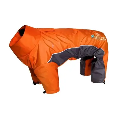 Command Blizzard Full-Bodied Adjustable & 3M Reflective Dog Jacket, Extra Large - Orange