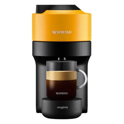 Nespresso by Magimix Vertuo POP Pod Coffee Machine Watt Mango Yellow