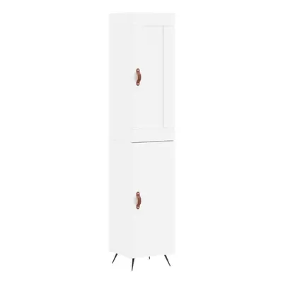 (white, door) vidaXL Highboard Sideboard Tall Storage Cabinet Side Cabinet Engineered Wood