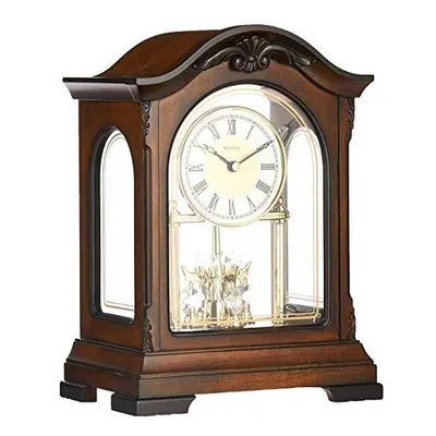 Bulova B1845 Durant Chiming Clock, Walnut