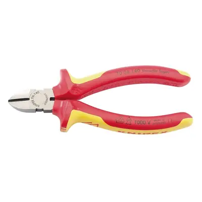 Knipex 08 140UKSBE VDE Fully Insulated Diagonal Side Cutters, 140mm