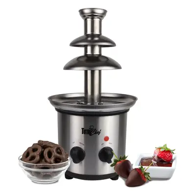 Total Chef Tier Electric Chocolate Fondue Fountain Machine